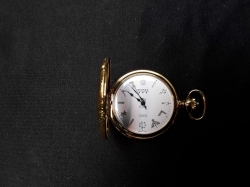 Gold Plate Pocket Watch Working Order