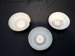 3x Small Ancient Thai Plate