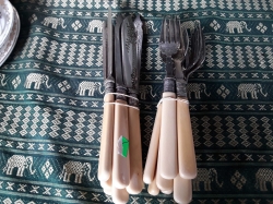 14x real silver cuttery fish set
