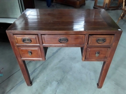 Small lady rosewood desk with drawers 57x98x86cm