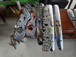 job lot Tribal batik painted mask