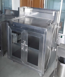 Stainless counter