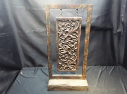 Wooden carved on stand