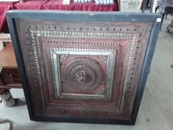 Wooden carved wall plaque