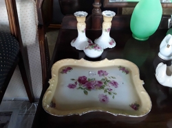 Victorian C,1880 porcelain
4 piece dressing table set