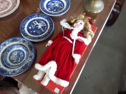 Pretty Porcelain doll in box