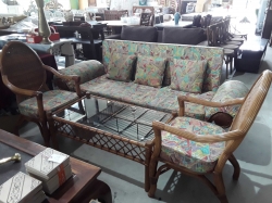 Rattan sofa set
