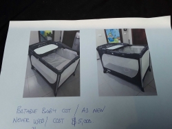 Portable Baby Cot as new