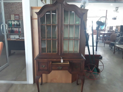 Oak Bookcase cabinet with 1 key 46x90x175 cm