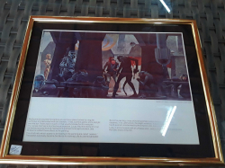 Framed Limited Edition Star Wars (1977) Pre-Production Print Artwork By Ralph McQuarrie
