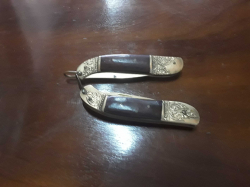 Two open knives