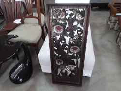 A beautifully carved handwood picture with mirrored Mosaic picture 14