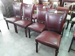 6x Drake Red Chairs