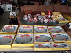 Limited edition gold fish bone China