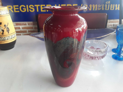 A very nice hand painted vase