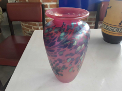 A very nice hand painted vase