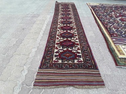 Persian Floral Design from Afgan 74x383cm