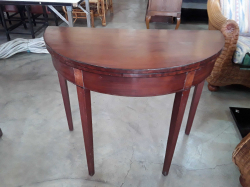 Wood fold up side tables 87x72cm