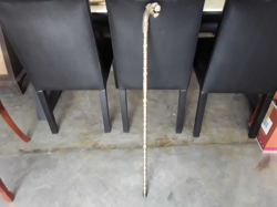 Beautiful vintage style brass Walking stick decorated with a dragon handle
