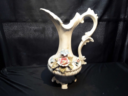Capodimonte style flora jug (some damage )