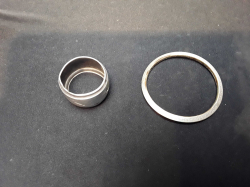 Silver bracelet + silver napkin holder