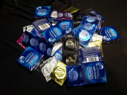 job lot of condoms