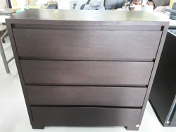 Brown sideboard with drawers 40x90 h.92