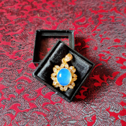 Sterling Silver pendant center setting with Opal