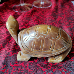 Turtle jade figure