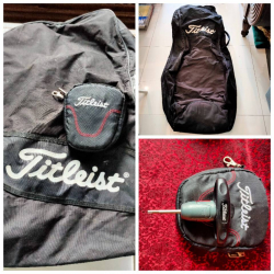 Titleist Club Bag XL flight travel bag cover and SureFit Torque Wrench