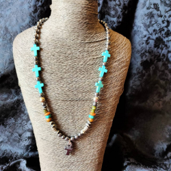 Turqoise chain necklace