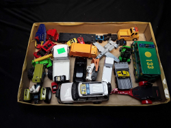 25 Pieces of vintage collectables vans cars tractors