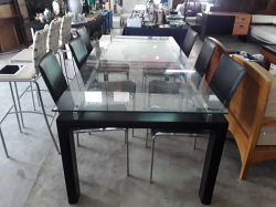Dining table with 6 chairs