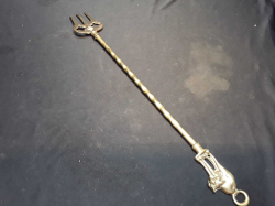 Brass Toasting Fork Wall Ornament