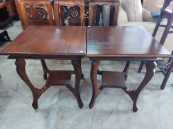 Pair of side table 61x61x72cm