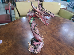 Wooden craved Chinese dragon