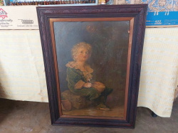 A large Pears print frame Bubbles