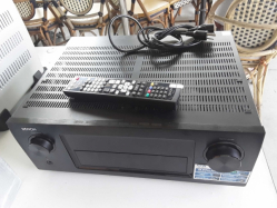Denon amplifier with remote and pocket dvd player