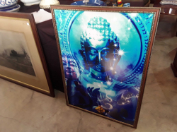 A large Buddha picture