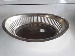 Silver plate fruit bowl