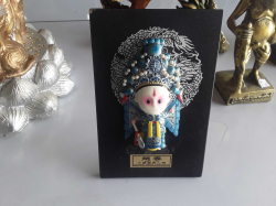 China girl on wood stand