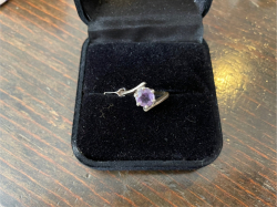 Sapphire ladies ring 0.85 carat 925 silver ring