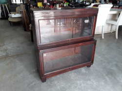Rare Two-tier original wernickebook case 36x85xx7cm
