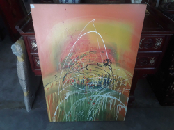 Oil painted on canvas 70x100cm