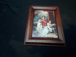 RARE Woods print of 3 children