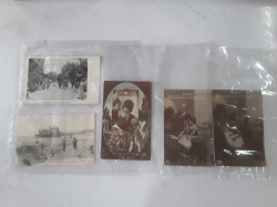 5 Antique French post cards