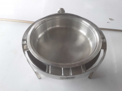 Zebra Round Stainless steel food warmer