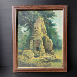 An oil painting of AngkorWat (56*47 cm.)