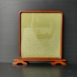 A wooden screen panel (40*36 cm.)