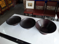 3pcs wooden bowls
